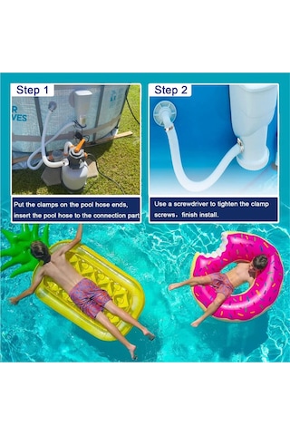 Yedek Hortum 5 Filtre Pompası Hortumları Intex 28337eh İçin