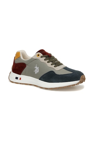 U.S. Polo Assn. U S Polo Assn Cooper Multı 3fx Olive Erkek Spor Ayakkabı Yeşil