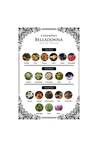 Ceremony Belladonna Kadın Parfüm EDP 50 ML