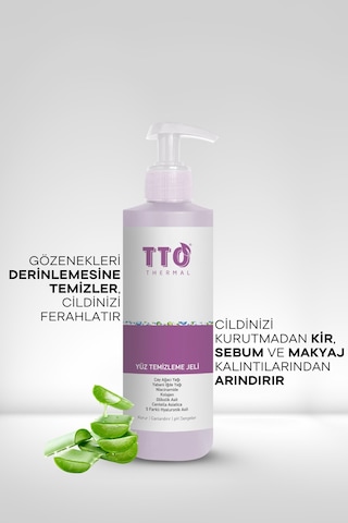 Tto Yüz Temizleme Jeli 200 Ml Normal Akneli Rozalı Ciltler Için Arındırıcı