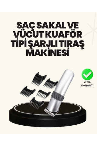 Şarjlı Ve Kablosuz Tıraş Makinesi - Her Yerde Rahat Kullanım