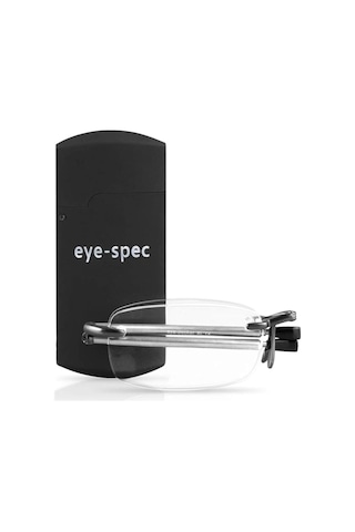 Eye Spec Katlanabilir Çerçevesiz Gözlük Ultra Hafif Ve Şık Tasarım +1.50 Aksesuar Setleri Siyah 189436752
