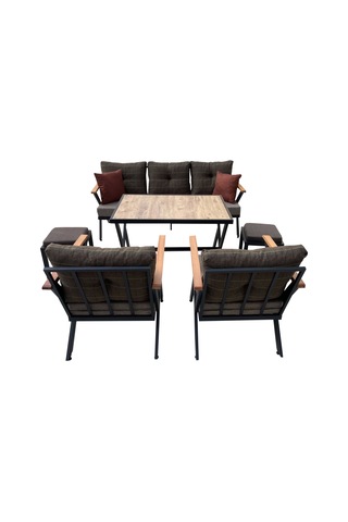 Vega 'N' Model Deluxe Bahçe&Cafe&Balkon Takımı Siyah