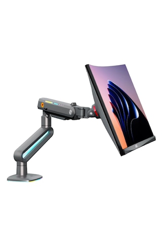 Nb North Bayou F6 32-60 İnç 2-20 Kg Vesa Uyumlu Gaming Rgb Monitör Standı NB F6 G