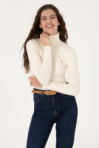 U.s. Polo Assn. Kadın Sweatshirt 50313430-vr256 İnci