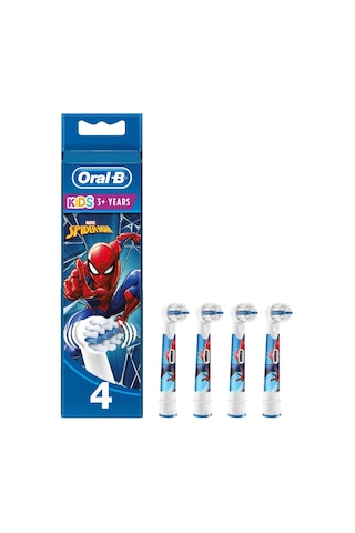 Oral-B Marvel Spiderman Diş Fırçası Yedek Başlığı 4'lü Oral-B Marvel Spiderman Diş Fırçası Yedek Başlığı 4'lü