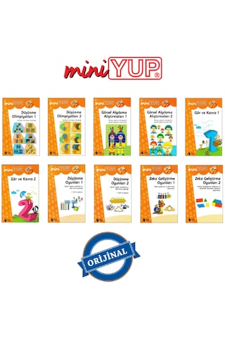 Miniyup 7+ Yaş Görsel Dikkat Ve Algı Geliştirme Eğitim Seti