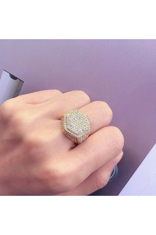 Altın Totem Erkek Yüzüğü 13 Altın