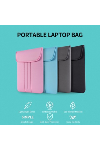 Lemestar 15.6" Ultrabook, Dizüstü Bilgisayar Ve Tablet İçin Anti-statik Köpük Malzeme İş İçi Çanta Mavi MAVİ