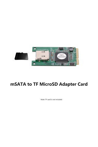 Youtek Msata'dan Microsd'ye Dönüştürücü Kart, Ssd Okuma İçin Tam Boy Dönüştürücü, Windows Ve Mac Uyumlu