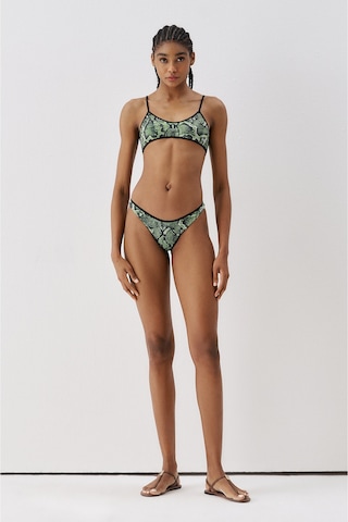 Sagaza Studio Ss6056 Yılan Desenli Bikini Set Yesıl