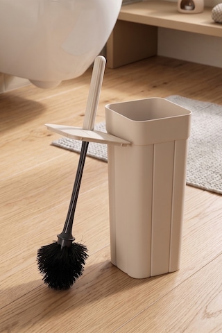 Porsima G-854 Linny Wc Tuvalet Banyo Fırçası Klozet Fırçası Bej