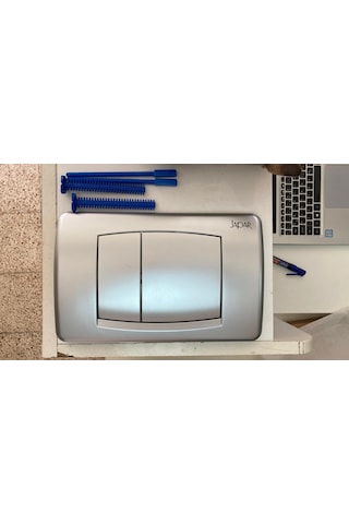 Japar Gömme Rez. Butonu Krom Mat GÜMÜŞ