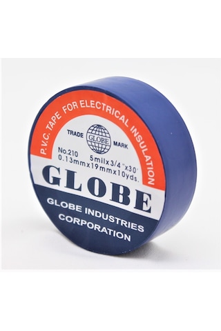 Globe Pvc Elektrik İzolasyon Bant "0.13x19x10yrds" 35'li Her Renk 5 Adet