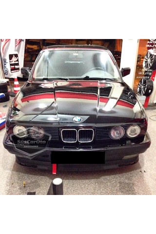 Bmw 5 Serisi E34 1987-1996 Uyumlu Üniversal Laguna Lip Esnek Ön Lip 2 Parça Tampon Altı Dil Karlık Ön Ek 00 Şüscaroto Aksesuar
