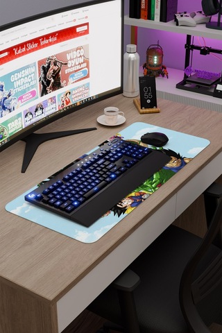 Dragon Ball Anime V1 - 70x30 Xl Gaming Kauçuk Kaymaz Taban Mouse Pad Fare Altlığı
