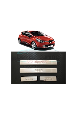 Renault Clio 4 Kapı Eşiği Kromu Nikelajı