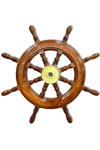 Ahşap Dümen Simidi. Tekne Dümeni. 80cm. Tipo T2 Dümen