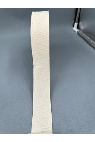 3.5 Cm Balıksırtı Şerit-5 Metre-ham/ekru