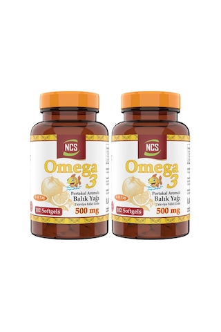 Ncs Omega 3 Balık Yağı 500 Mg 102 Softgel 2 Adet