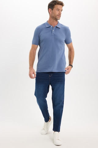 Tudors Erkek Slim Fit Dar Kesim Premium Seri %100 Pamuk Yumuşak Dokulu Merserize Lacivert Polo Yaka Tişört-50925