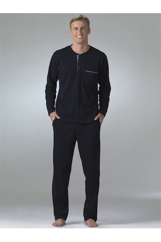 Pierre Cardin Bay Penye Pijama Takım Uzun Kol 5454