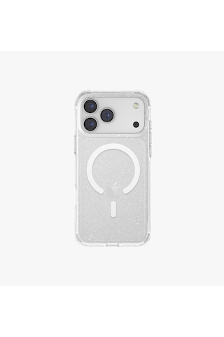 Apple Uyumlu iPhone 17 Pro Kılıf Lifepro Xtreme Airlite Köşe Teknolojisi Magsafe Kapak Simli