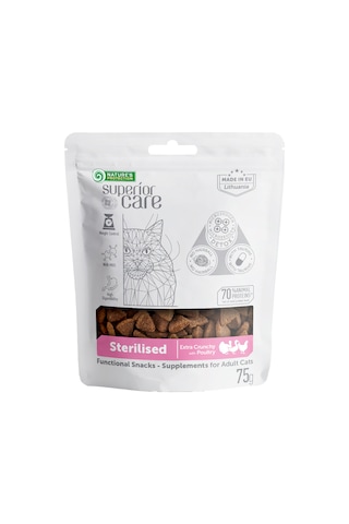 Nature S Protection Superior Care Ördekli, Hindili & Tavuklu Kısırlaştırılmış Kedi Ödülü 75g