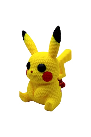 Örgü Model Sevimli Pikachu Anahtarlık 3d Baskı Özel Tasarım Figür Çanta & Anahtar Aksesuarı Sarı