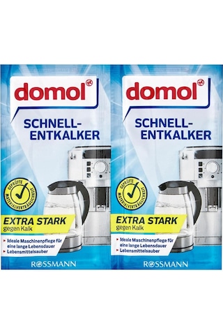 Domol Kettle Kahve Makinesi Kireç Çözücü Toz 2'li