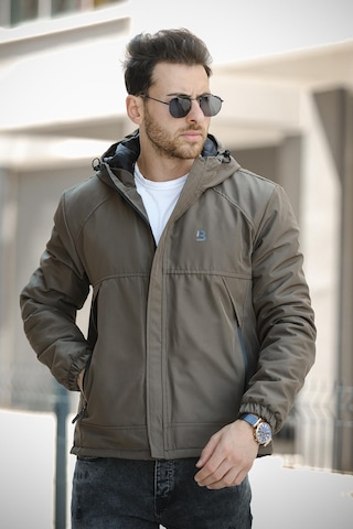 Oksit Jestad Su İtici Kapüşonlu Slim Fit Erkek Mont 001