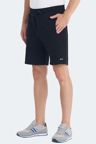 Slazenger Vıcente 2 Li Set Erkek Şort Siyah -taş Gri
