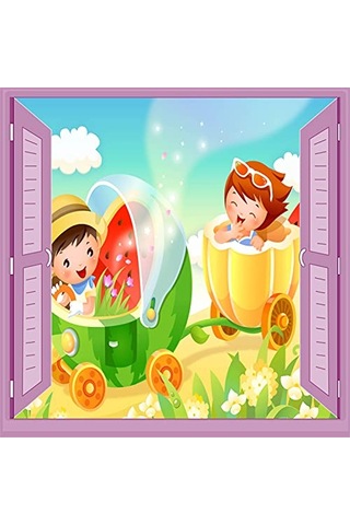 Odası Bebek Odası Pencere Poster Duvar Kağıdı