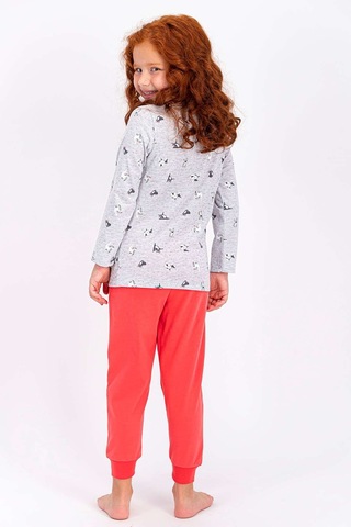 Rolypoly Fast And Cute Karmelanj Kız Çocuk Pijama Takımı 5274-25254 Kar Melanj