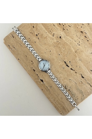 Raven Silver Mavi Saat