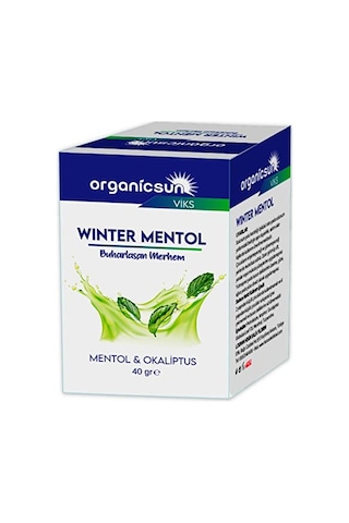 Winter Mentol Buharlaşan Merhem Viks Vikis Mentol Ve Okaliptus 40 Gr X 2 Adet