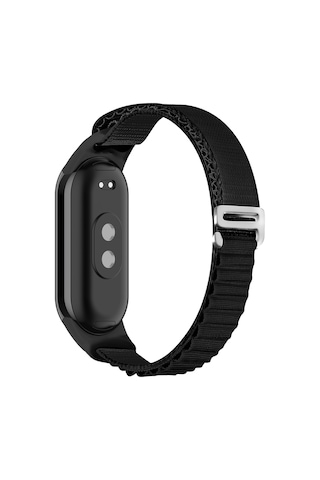 Xiaomi Mi Band 8 9 10 Uyumlu Alpine Loop Kordon Kayış Siyah