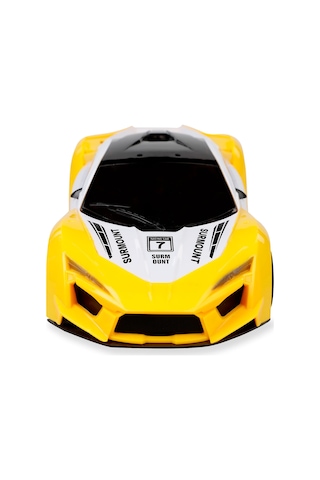 Canem Kutulu Pilli Sesli Işıklı Spor Arabası Sarı 3+ Yaş
