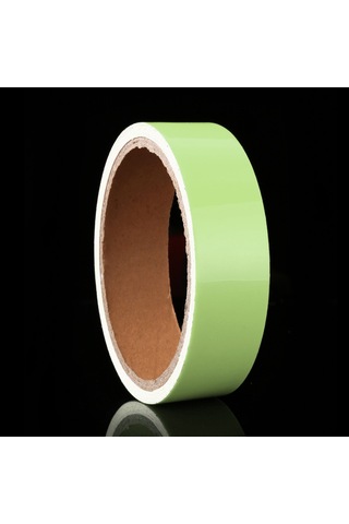 Sones Işıklı Bant Yeşil Karanlıkta Parlayan Duvar Stickerı Işıklı Fotolüminesan Bant Sahne Ev Dekorasyonu, Boyut: 2cm X 10m Yeşil Işık