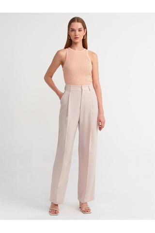 Dilvin Bisiklet Yaka Triko Atlet Şeftali