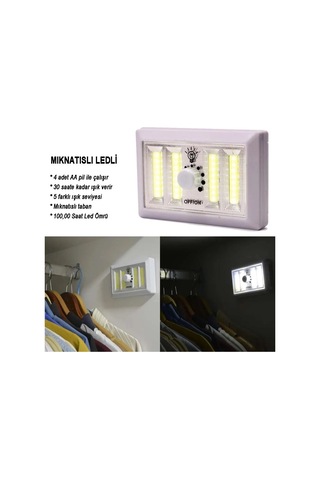 Jenerik Dimmerli Işık Seviyesi Ayarlanabilir Ledli Lamba Wt-383 Çok Renkli