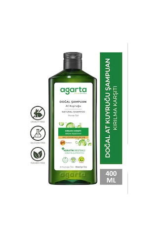 Agarta Doğal Şampuan At Kuyruğu Özlü-tuzsuz 400 ML