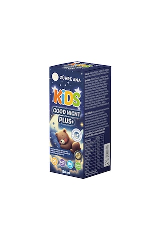 Good Night Plus Uyku Şurubu Valerian, Melisa Ve Papatya İçeren Vitamin Katkılı Ve Çilekli 150 Ml