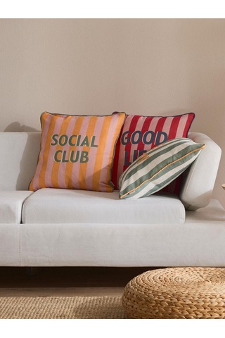 Color Pop 3'lü Kırlent Kılıfı Yeşil