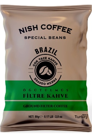 Nish Brazil Filtre Kahve 3 x 80 G