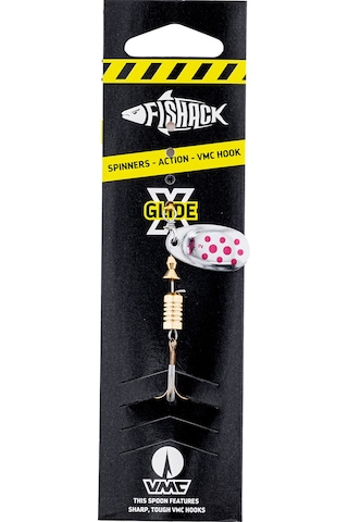 Döner Kaşık - Fishack Glidex - Silver Red - 5g - No:2 - Alabalık/turna/levrek Olta Kaşığı