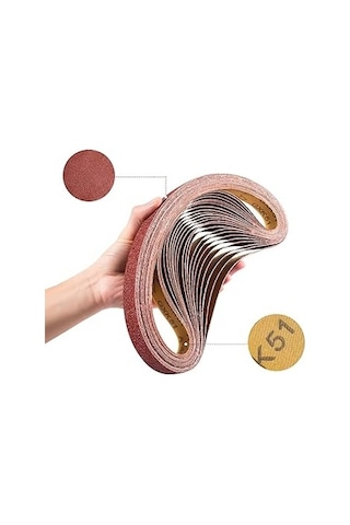 Venoa Scheppach Bts700 Uyumlu Bant Zımpara Kağıdı 6 Parça (50x686 mm)