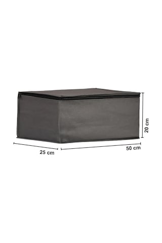 Vedsey 5'li Set Antrasit Gri 50x25x20 Cm Hurç & Dolap İçi - Organizer Düzenleyici Hurç Gri
