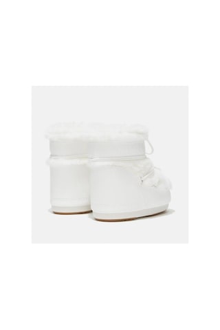 Moon Boot Kadın Bot 14093900-002 Icon Low Faux Fur Optical White Optıcal Whıte Optıcal Whıte