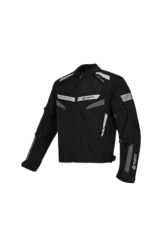 Nukrowear Stealth Pro Gri 4 Mevsim Erkek Motosiklet Ceketi